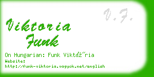 viktoria funk business card